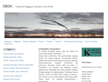 Tablet Screenshot of kwartalnik-obok.pl